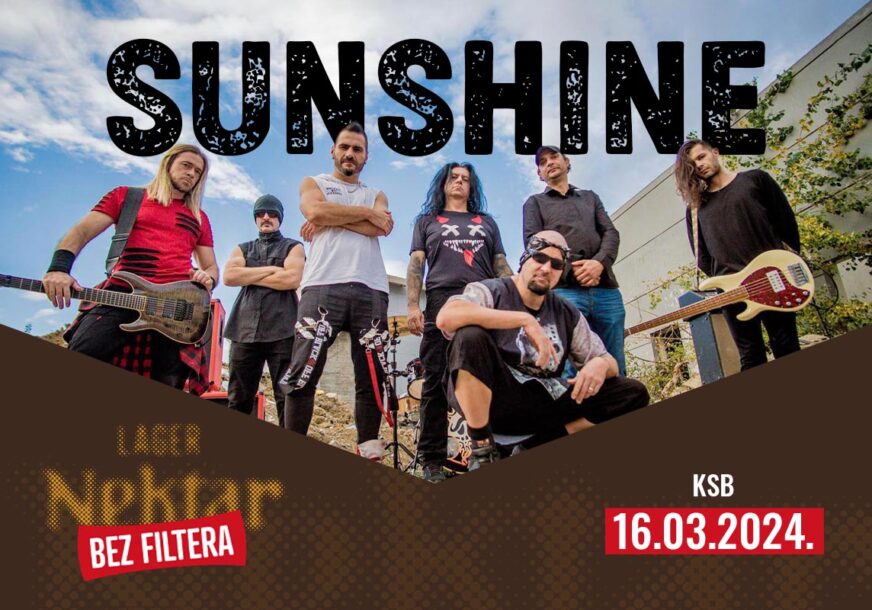“Sunshine” ponovo u Banjaluci uz „Nektar Bez Filtera“: Prošle su 3 decenije otkako su postali jedan od najznačajnijih bendova na sceni
