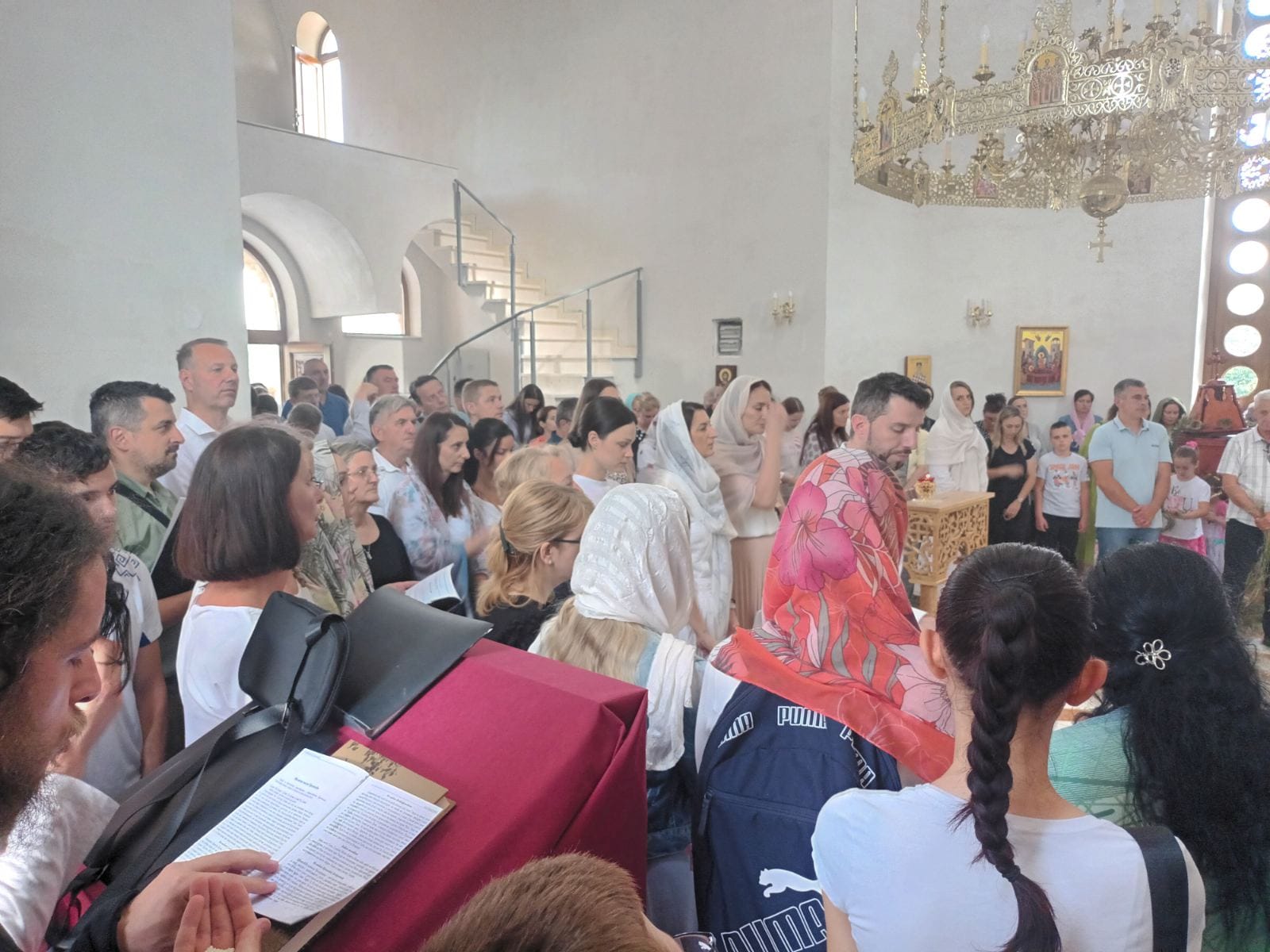 Хор СПД Слога у новооснованом манастиру у Тилави