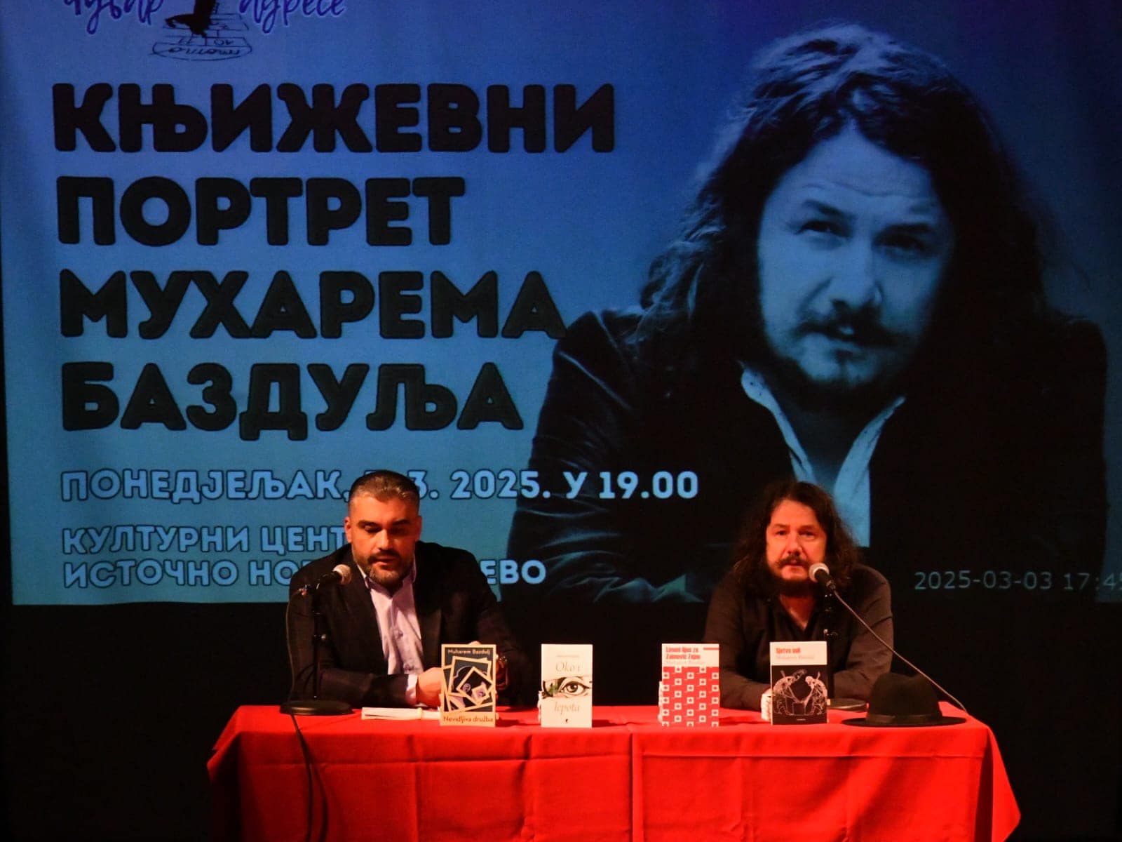 Књижевним портретом Мухарема Баздуља завршена манифестација „Момо Капор-чувар адресе“