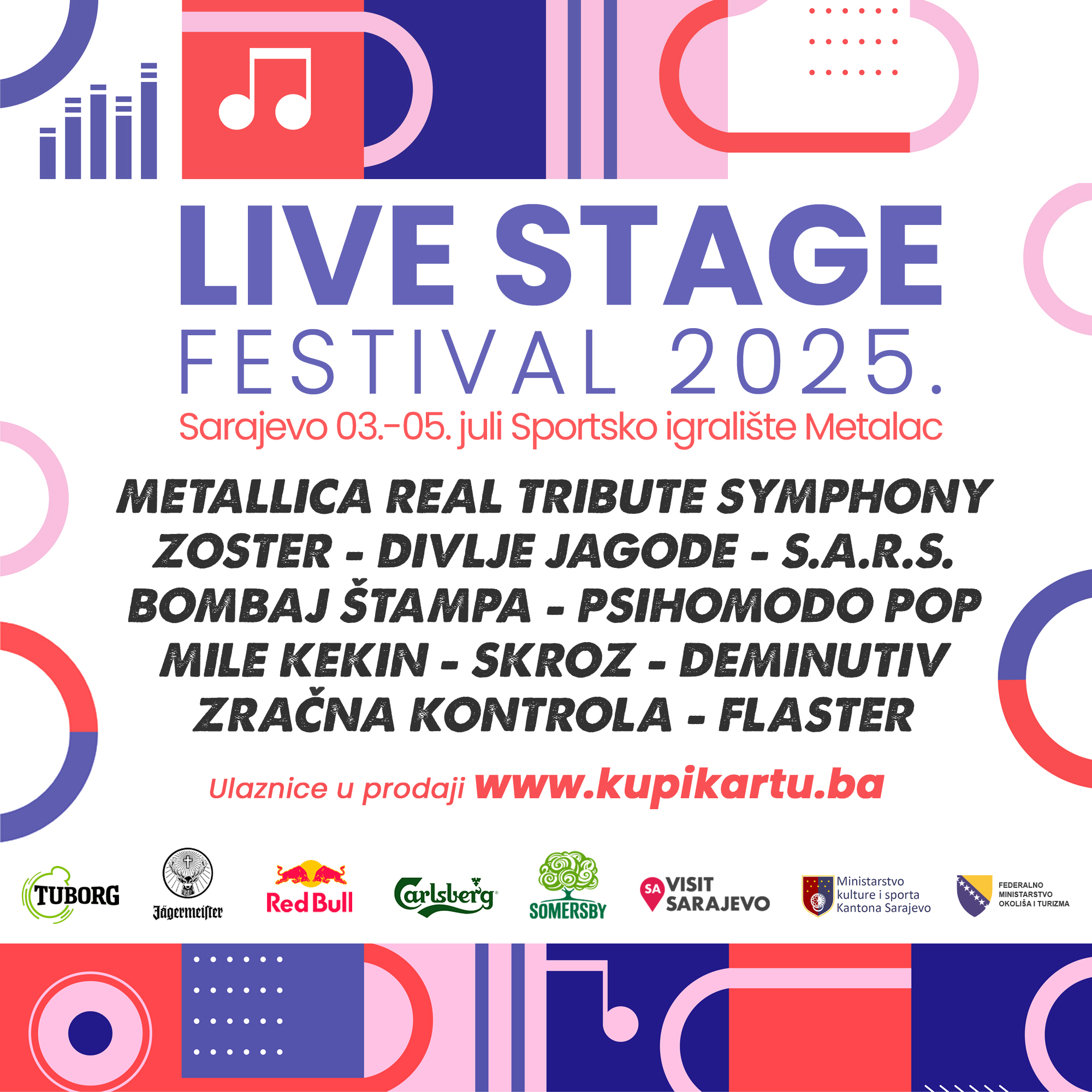 „Live Stage Festival“ од 03. до 05. јула у Сарајеву