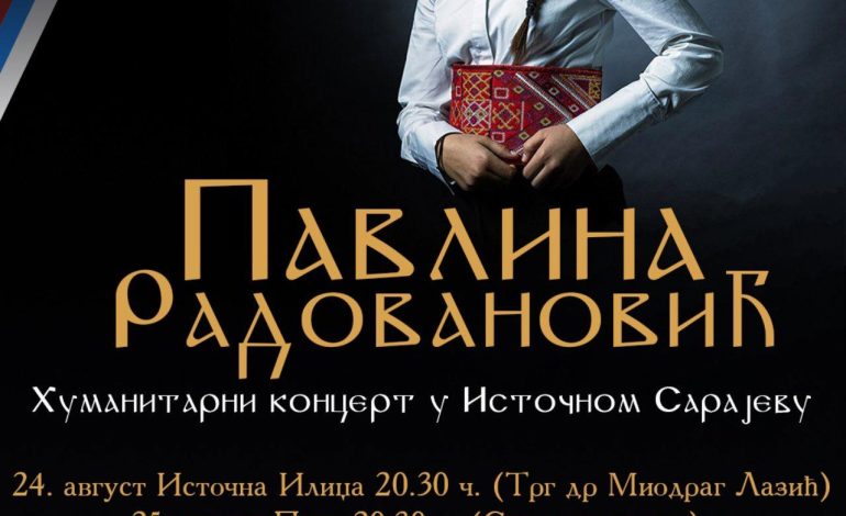 Концерти Павлине Радовановић у Источној Илиџи и Палама