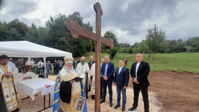 Освјештано земљиште за изградњу цркве на Булозима