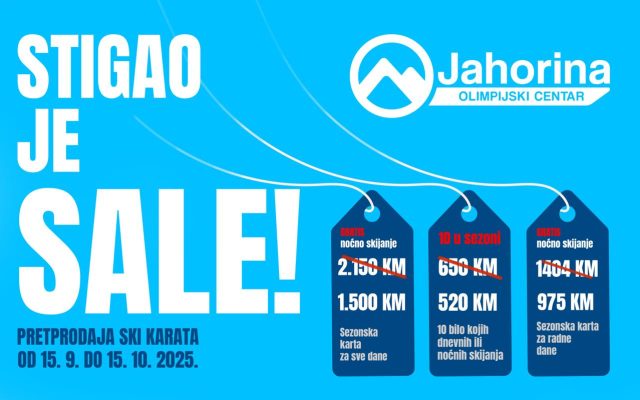 Претпродаја ски карата на Јахорини почиње – најповољније цијене до сада!