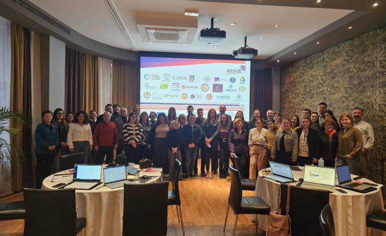 Чланови УИС на другом пројектном састанку ERASMUS-EDU научно-истраживачког пројекта RESIZE и