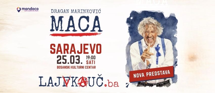 Нова представа Драгана Маринковића Маце – Лајфкоуч.ба креће на прву турнеју у БиХ