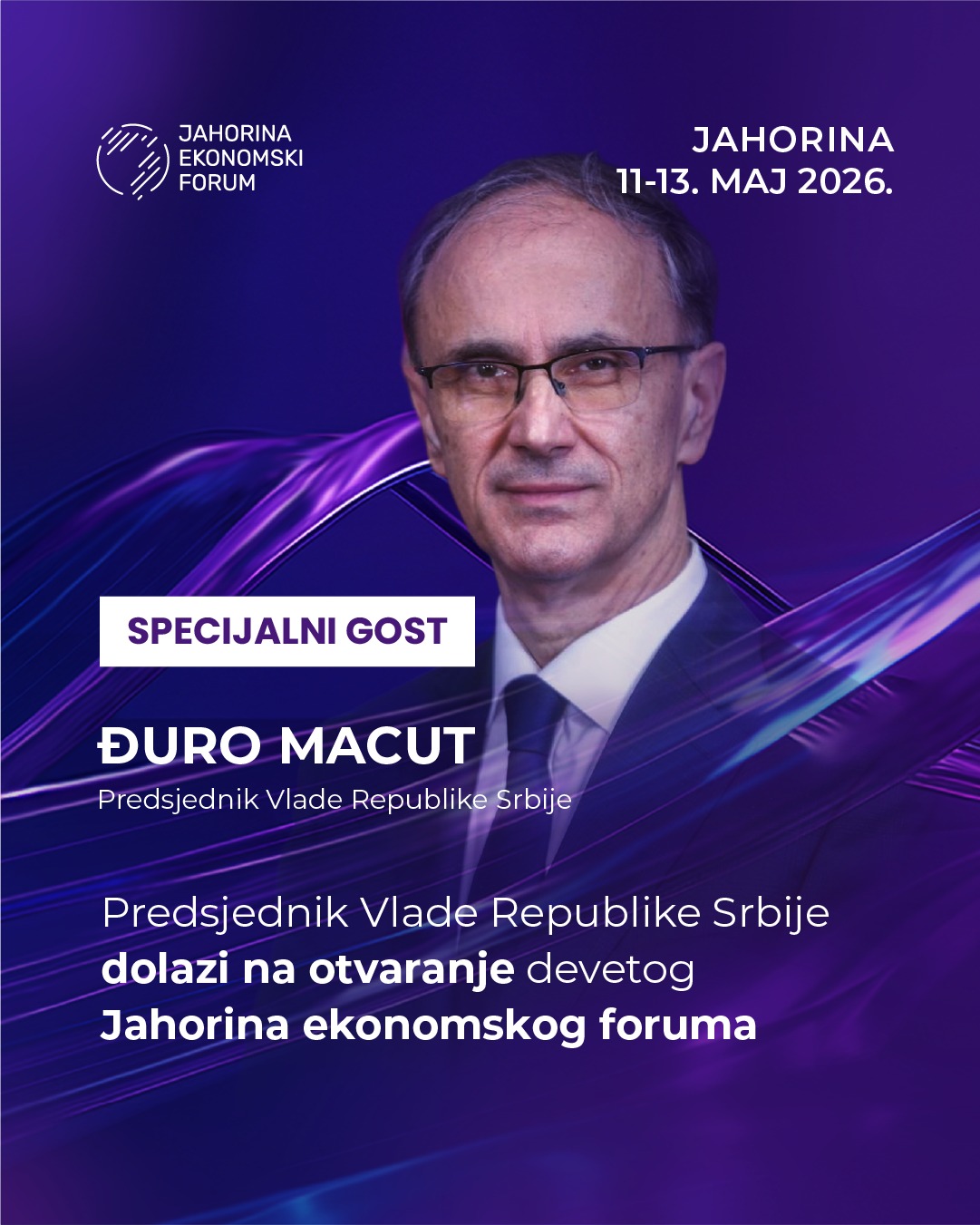 Премијер Србије Ђуро Мацут гост Јахорина економског форума