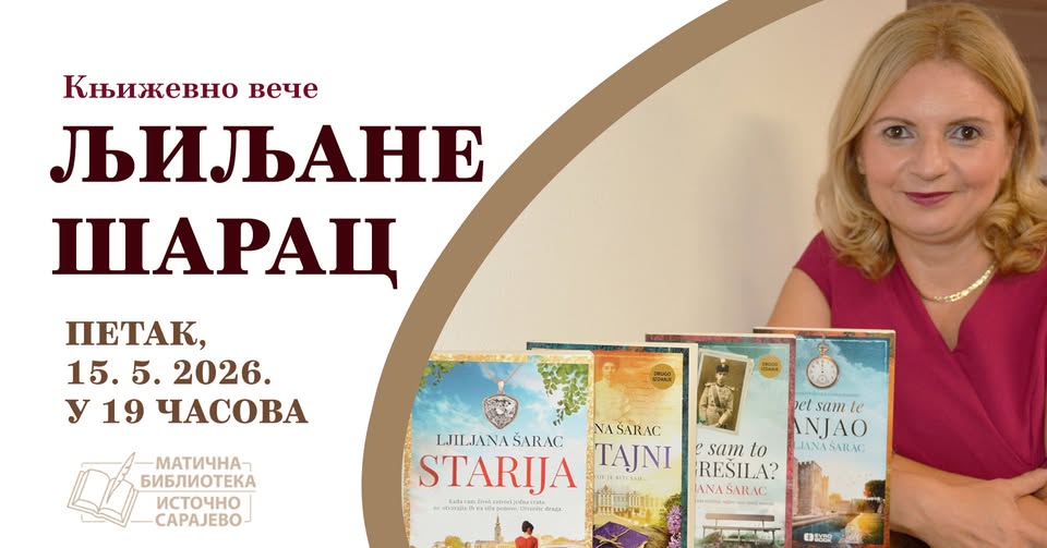 Књижевно вече Љиљане Шарац у Источном Сарајеву