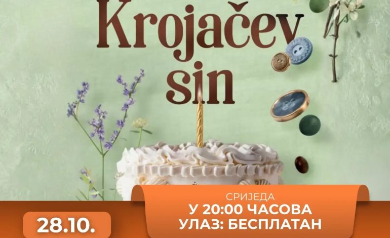 Нови термин промоције романа „Кројачев син“ – 28. октобар у Источном Сарајеву